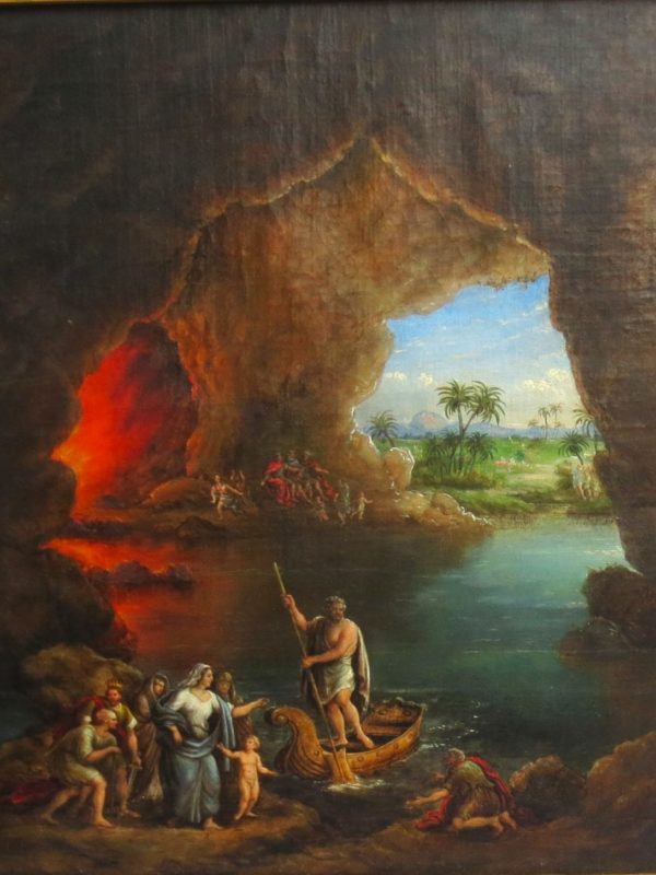 Aeneas and the Cumean Sybil in the Underworld, Abraham-Louis-Rodolphe Ducros